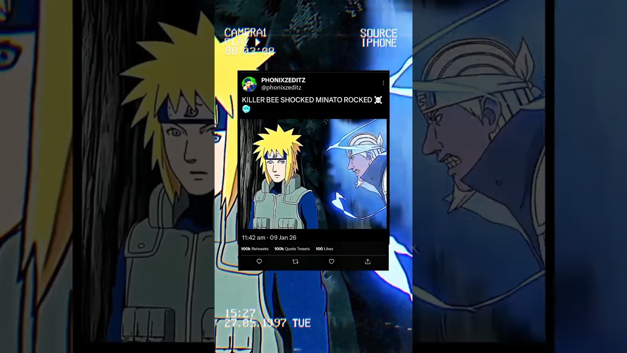 Raikagay shocked Minato rocked ☠️🥶