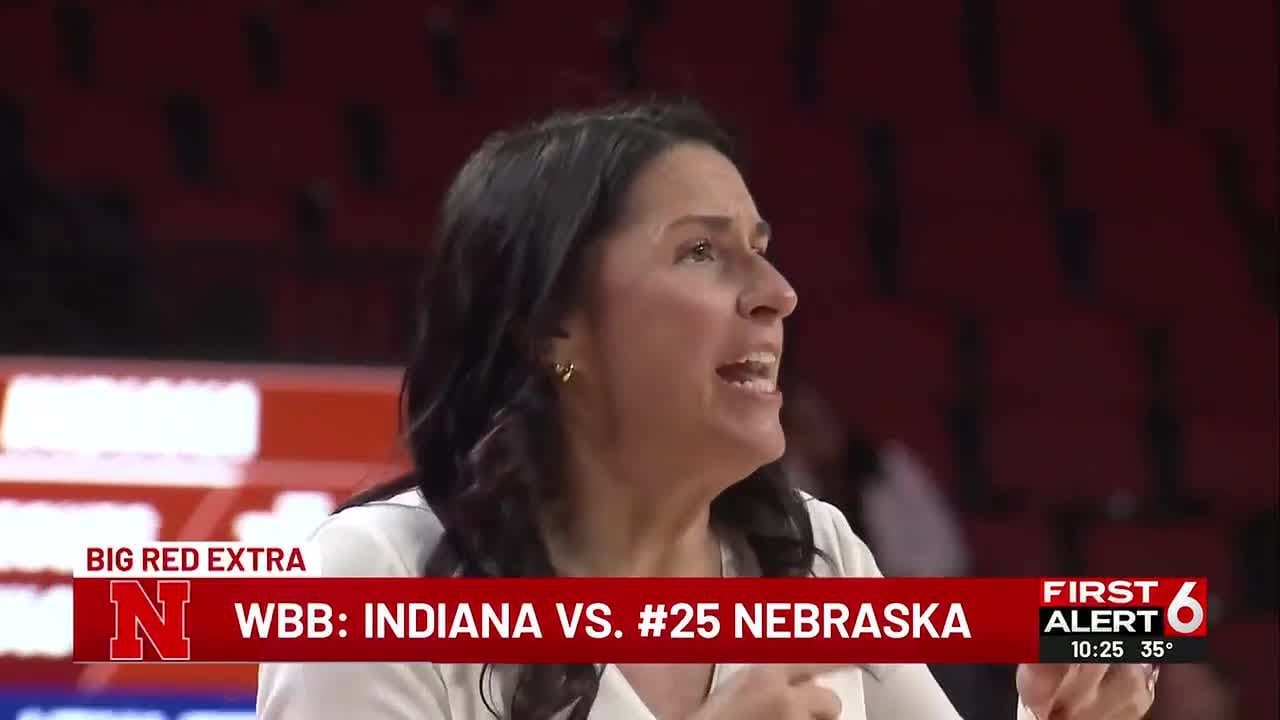 No. 25 Nebraska women's basketball handles Indiana