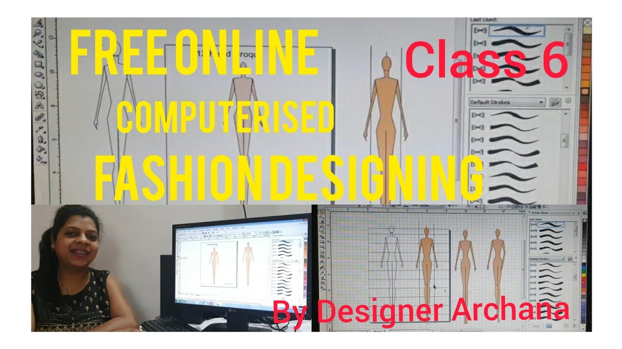 CAD l Fashion Croqui  l Corel Draw l Fashion Illustration