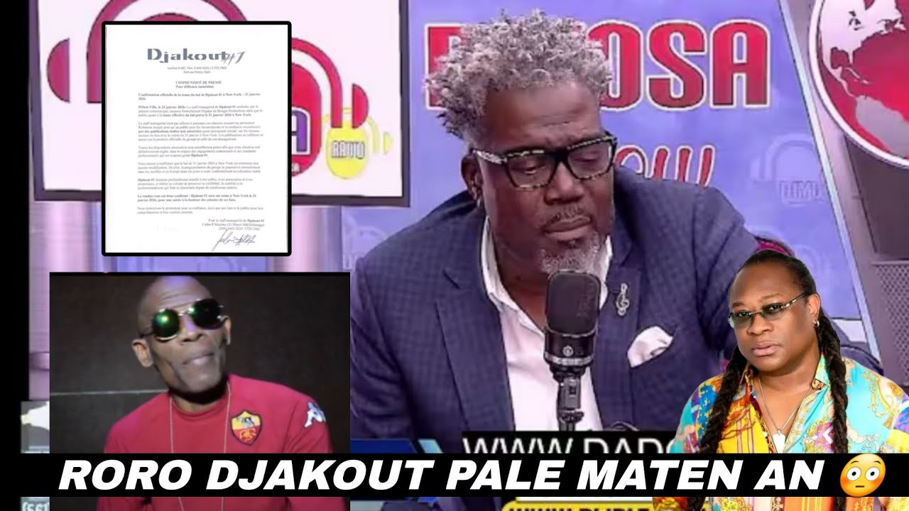 RORO DJAKOUT BAY VRÈ PWOBLÈM KI GENYEN NAN JAZZ LA LI DI SE PA POUCHON ,PITIT ARLY AN AK KOLONEL...