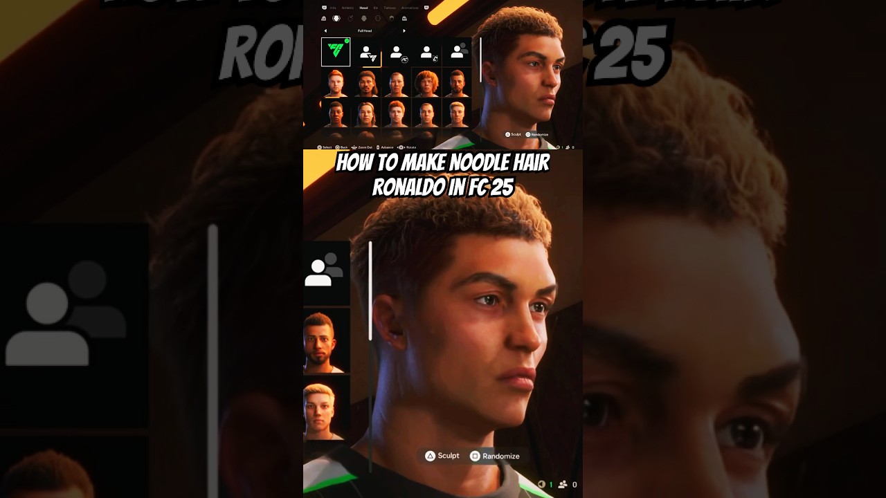 Noodle Hair Ronaldo FC 26 Pro Clubs Lookalike #fc25 #fifa #ronaldo