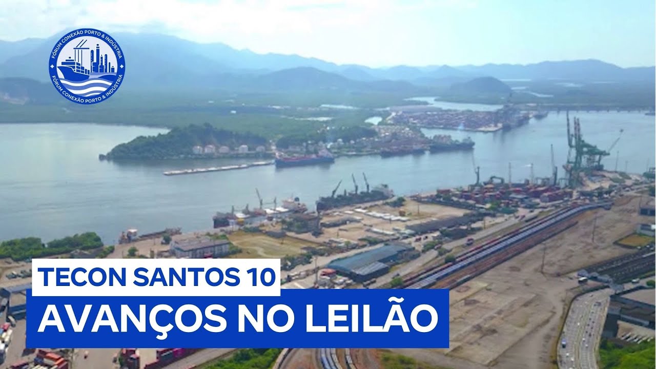 Modelagem final do leilão TECON Santos 10 é aprovada pelo Ministério de Portos