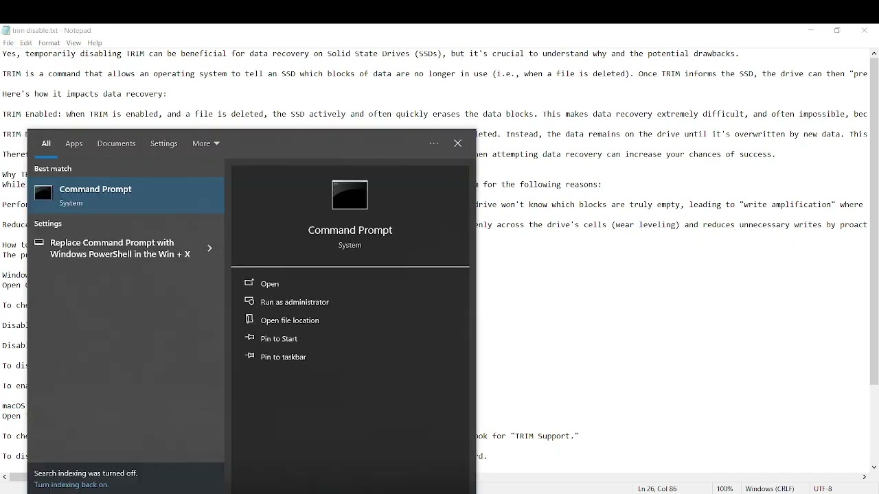 STOP! Check TRIM Status Before Recovering Files from an SSD (Disable TRIM Command Guide)