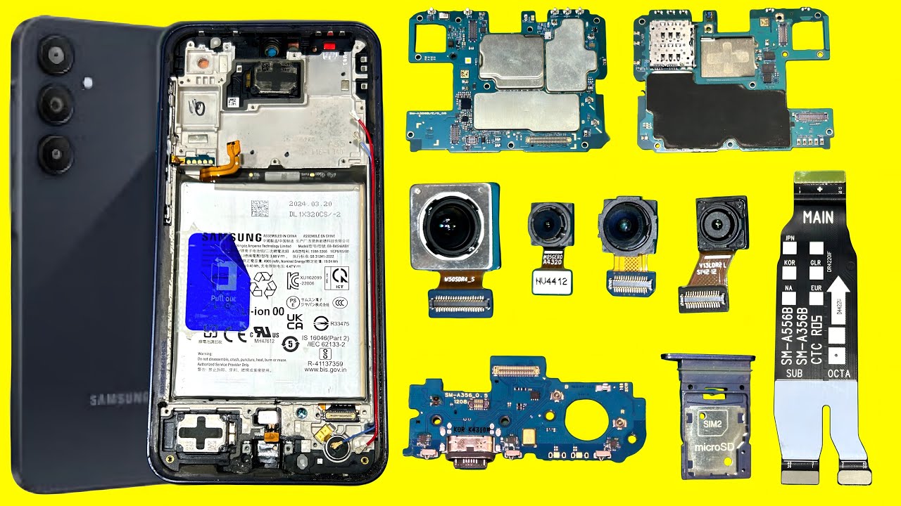Samsung a35 5g disassembly / Samsung a35 5g back panel change / Samsung a35 5g teardown /how to open