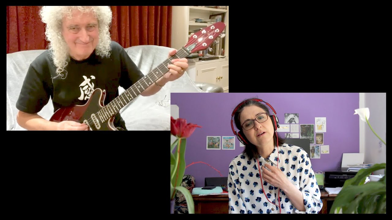 Brian May and Inna Knaus - Love Of My Life (quarantine session)
