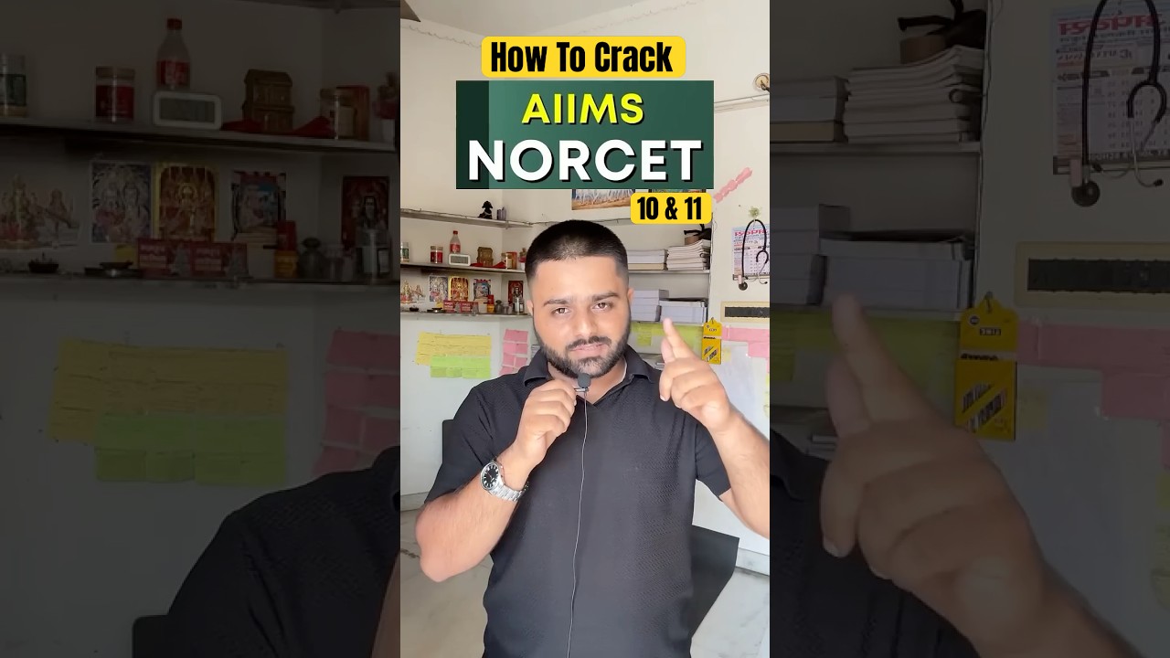 NORCET 10 & 11 ki preparation aise start karo 🚀📚Vikram Rathore Aiims / #norcet #nursingofficer