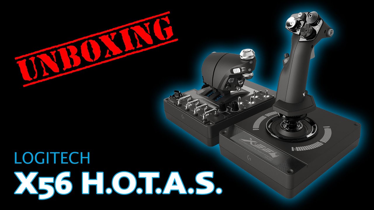 Logitech X56 H.O.T.A.S. Unboxing ITA