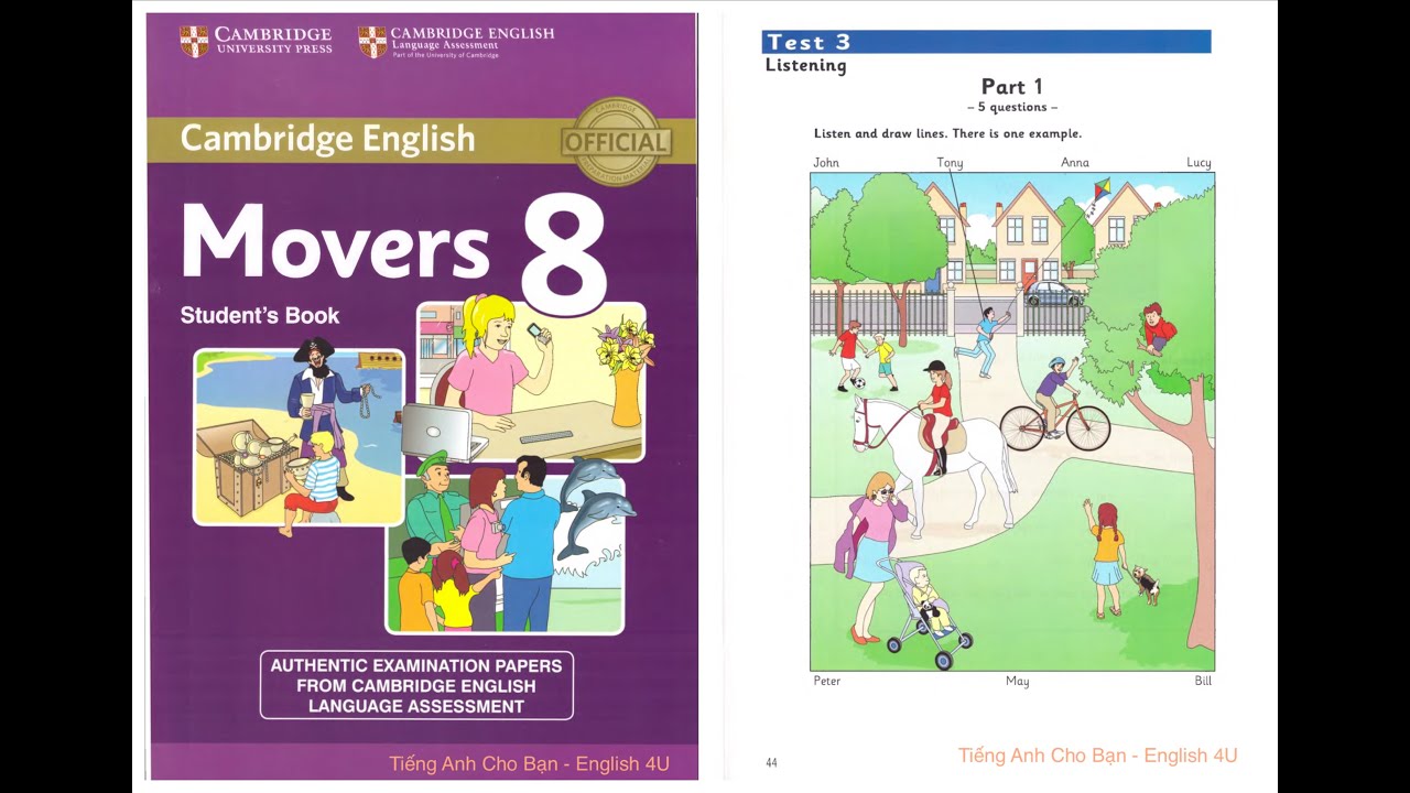 Movers 8 | Test 3 | All English 4U
