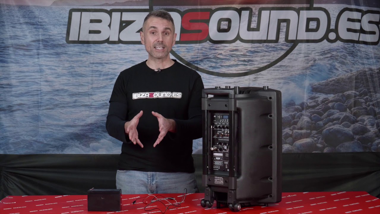 Conexión de batería externa para altavoces IBIZA SOUND