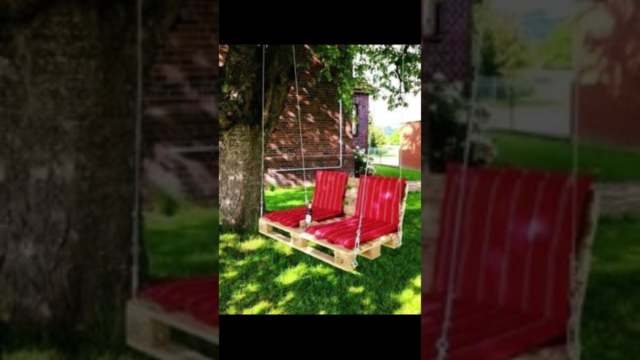 Swing in the Garden Ideas | Ide Membuat Ayunan Di Taman #shorts