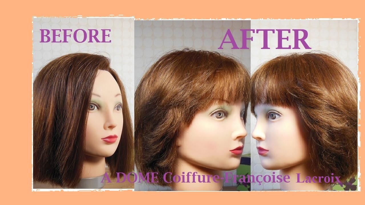 Coupe dégradée visage (frange, côtés) | Haircut around the face | Corte de pelo (alrededor cara)