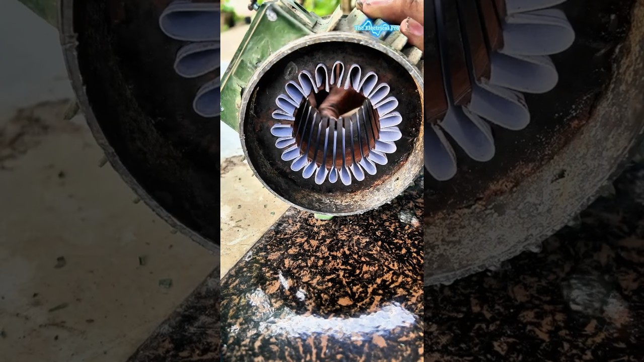 Easy Motor Insulation Hack #shorts #repair