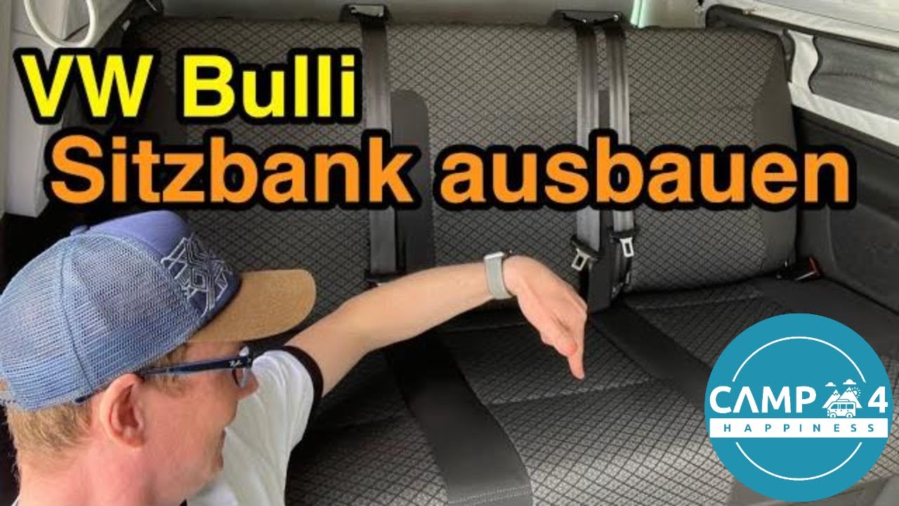 Sitzbank im Bulli ausbauen/einbauen & Aluschienen entfernen: VW T5, T6, T6.1, Multivan, California