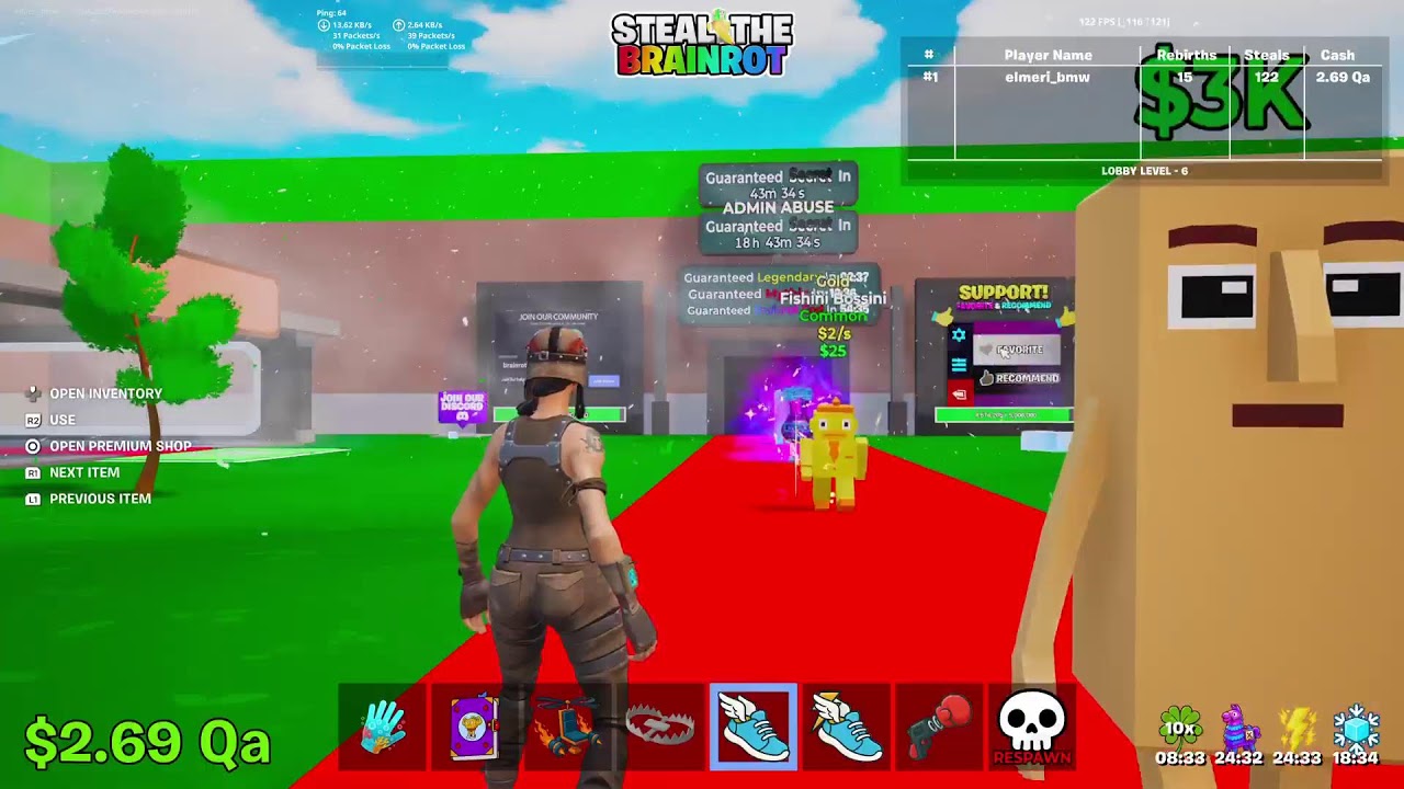 Steal a brainrot live