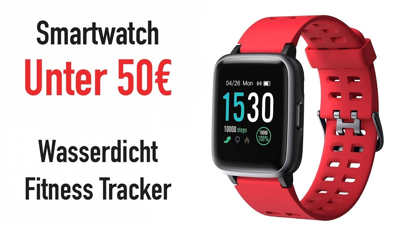 BESTE SMARTWATCH UNTER 50€ (WASSERDICHT!!)