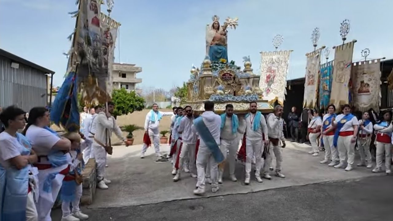 Madonna Dell' Arco San Pio X Funzione Via Casacelle 13-04-2025