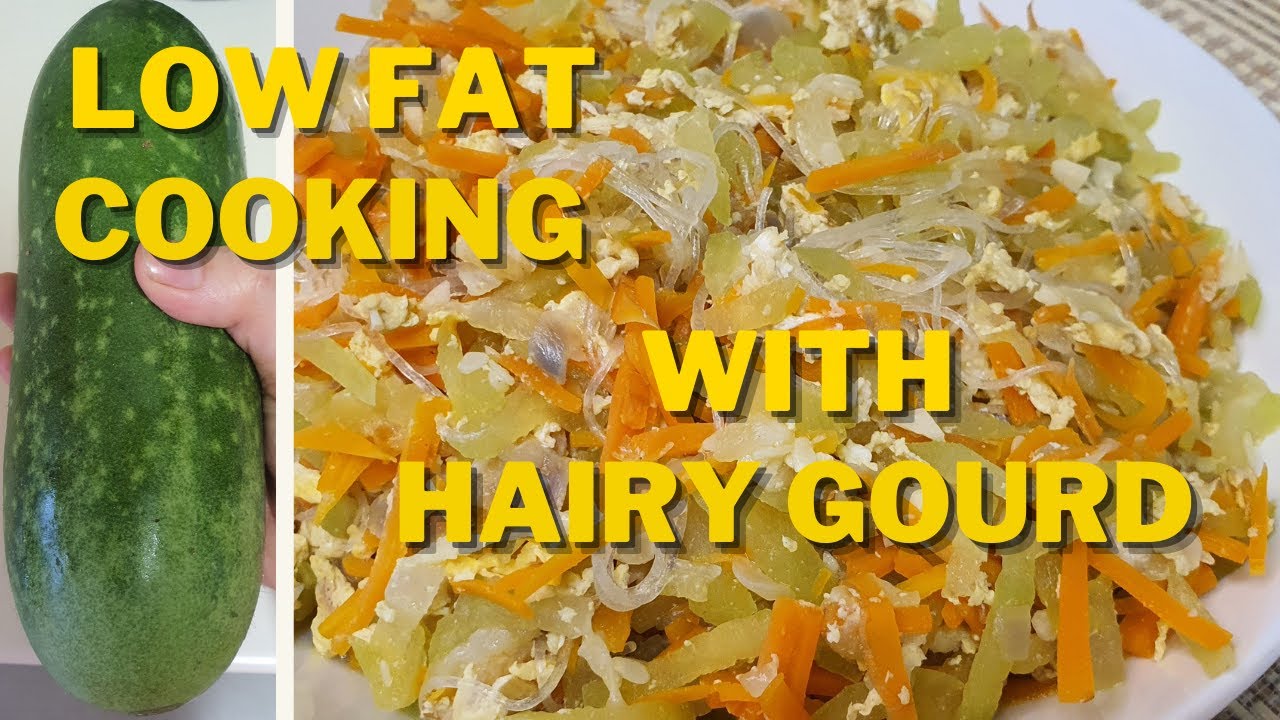 Healthy Low Fat gluten Free Stir Fry Hairy Gourd