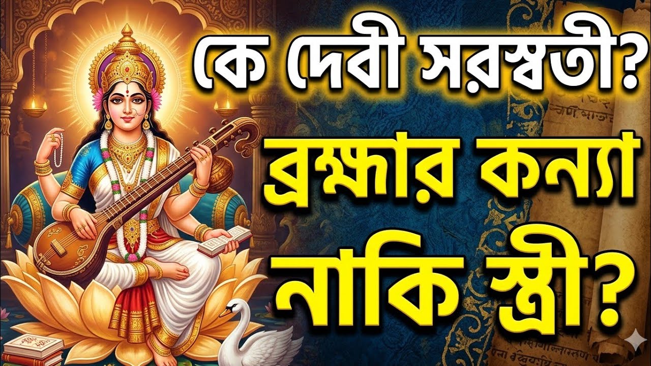 Who is the husband of saraswati maa? দেবী সরস্বতীর আসল স্বামি কে?