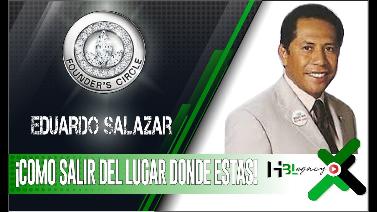 EDUARDO SALAZAR ▶ Como SALIR del lugar donde ESTAS 🔈