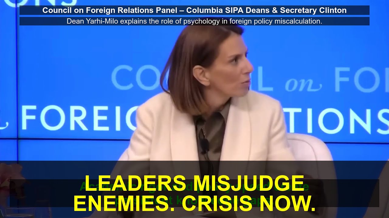 The Psychology of Crisis Leadership: Why Policymakers Misjudge Adversaries