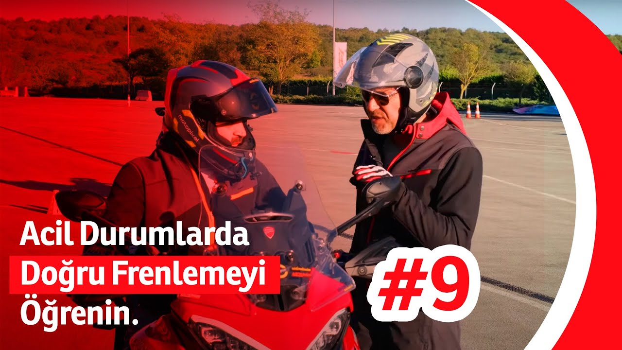 #9 Acil Durumlarda Doğru Frenleme - Motosiklet Sürüş Eğitimi