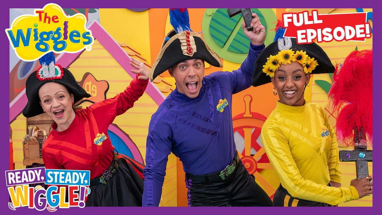 Pirate Adventure with Captain Feathersword 🏴‍☠️ Ready, Steady, Wiggle! S7E9 🎶📺 Kids Songs & Fun