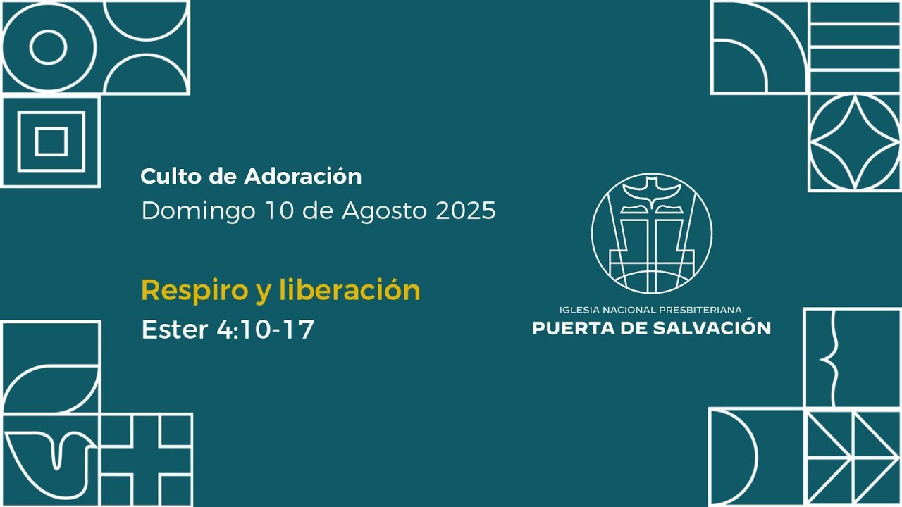 Culto de adoración - 10 de Agosto 2025 - Respiro y liberación