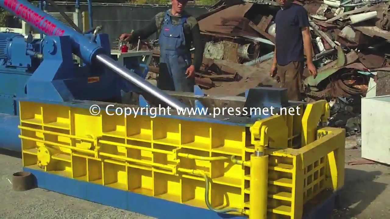 Hydraulic baler, Гидравлический пресc для металлолома Y83-135B