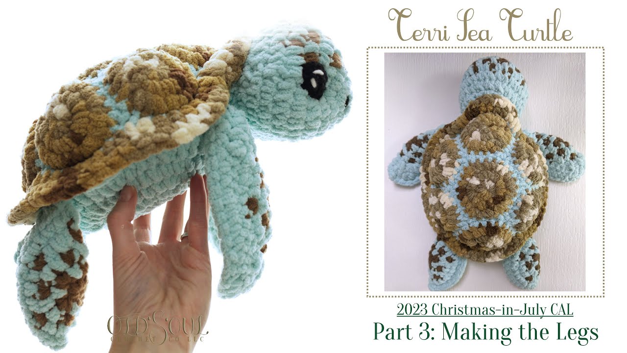 Terri Sea Turtle CAL | Part 3 : Making the legs