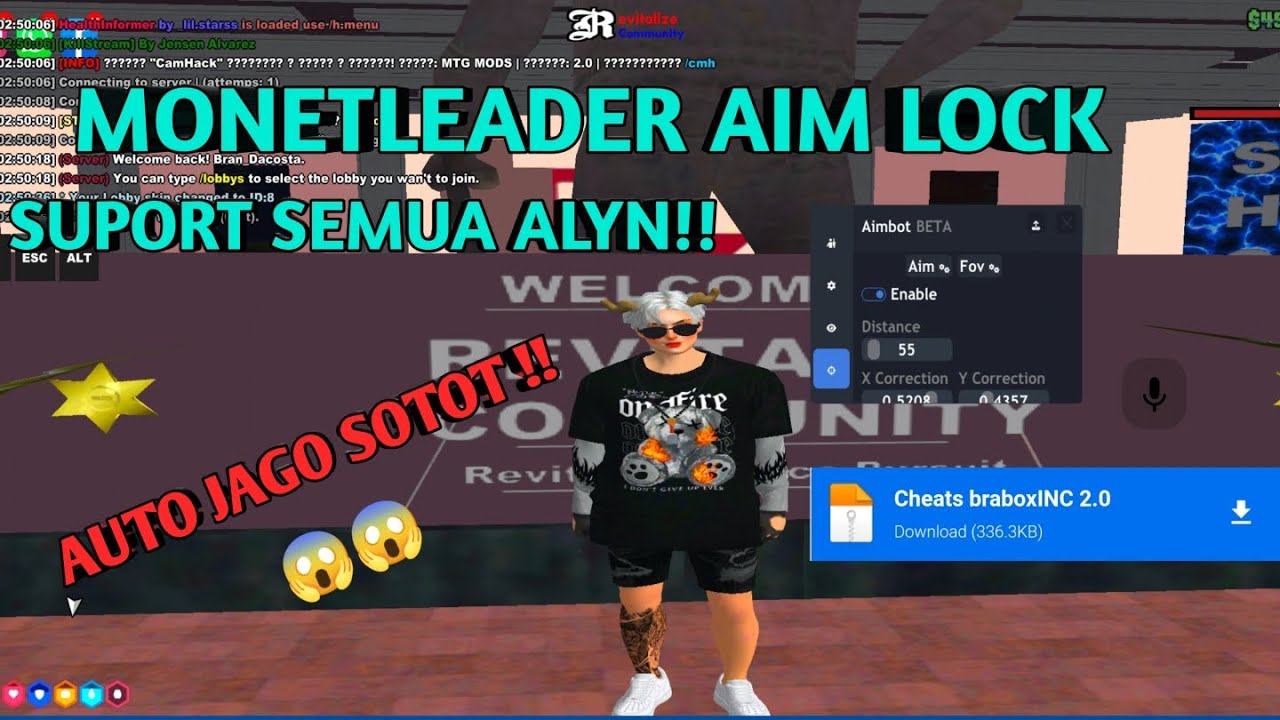 [SHARE] CARA PASANG MONETLEADER AIMLOCK!! | GTA SAMP MABAR
