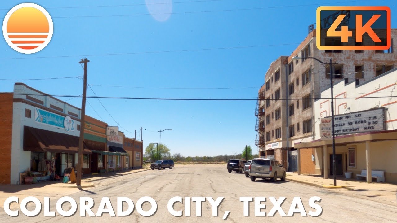 Colorado City, Texas!  Drive with me through a Texas town in Mitchell County, Texas.