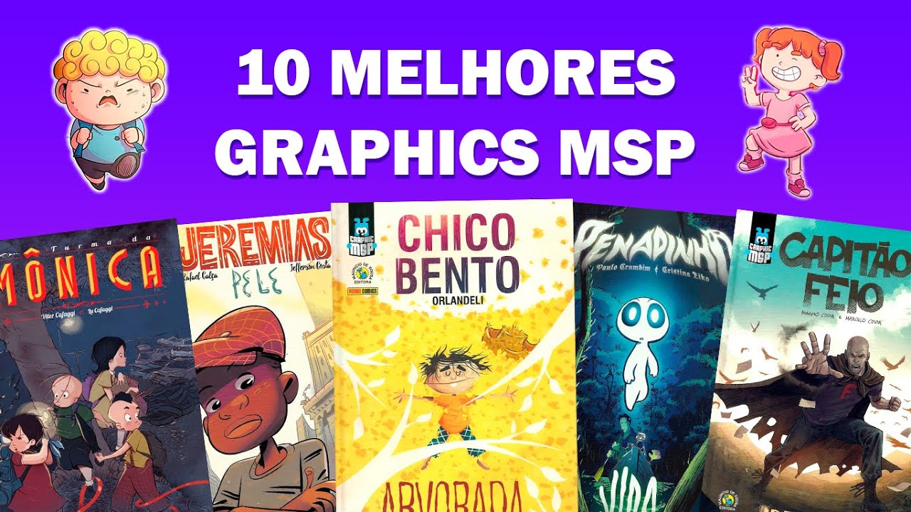 As 10 Melhores GRAPHIC NOVELS da Turma da Mônica