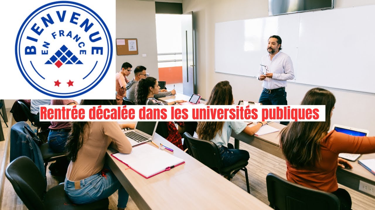 Rentrée décalée dans les universités publiques en France