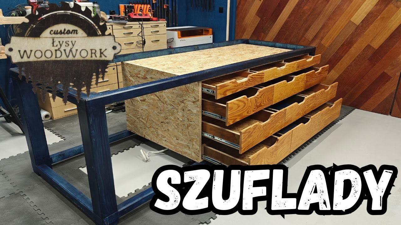 Stół warsztatowy Szuflady