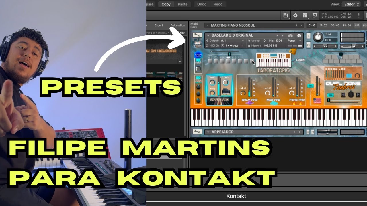 TIMBRES PARA KONTAKT (LANÇAMENTO) - BASE LAB | SYNTH LAB