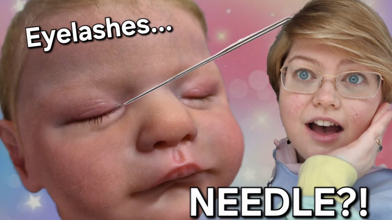 Reborn Doll Eyelash Rooting [Tutorial]