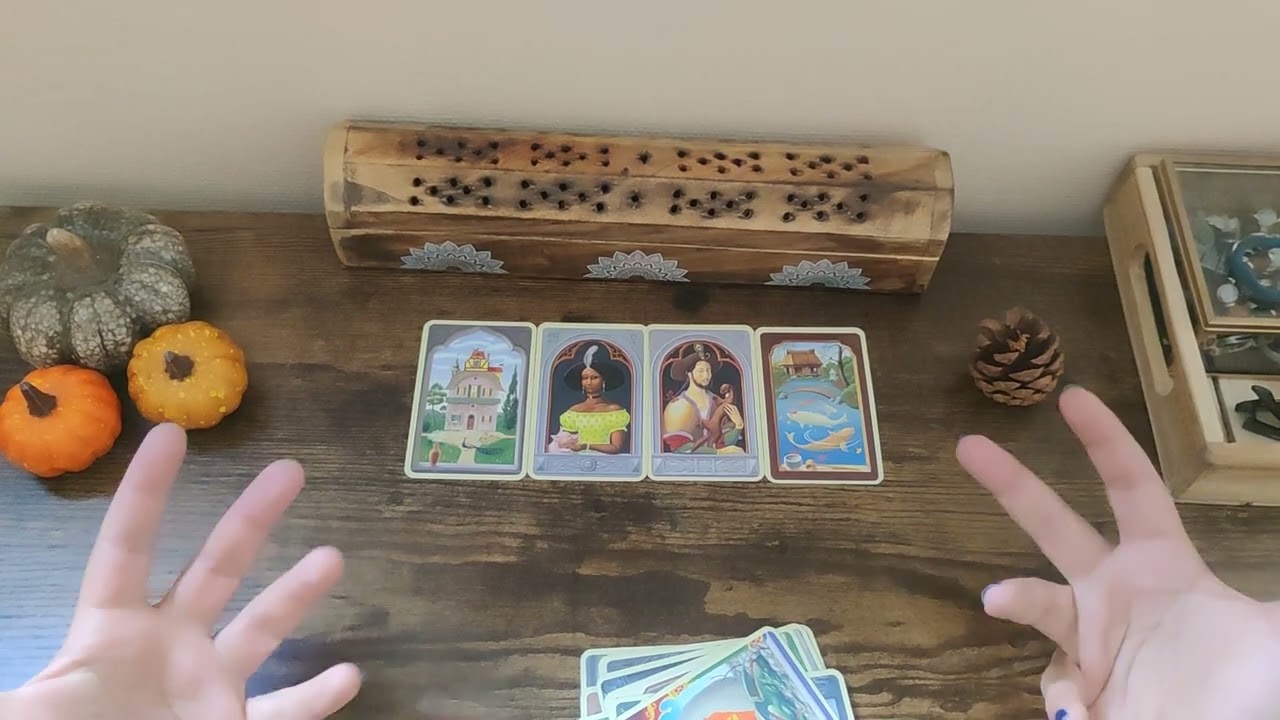 L' évolution de ma relation sur l'automne!!.  🍂Grand tableau Lenormand