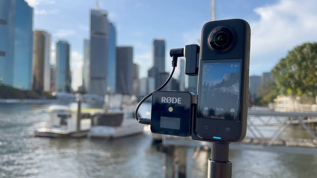 Insta360 X3 Mic Adapter with wireless go