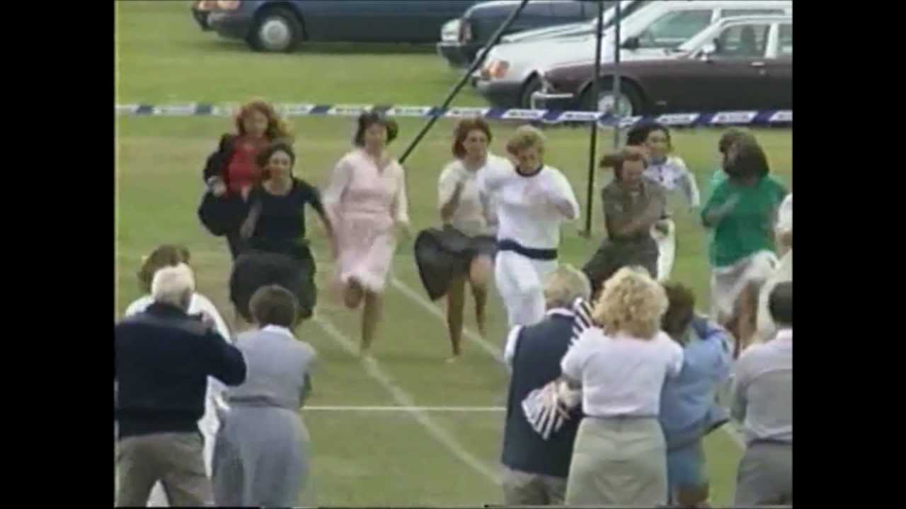 Princess Diana at William's school race