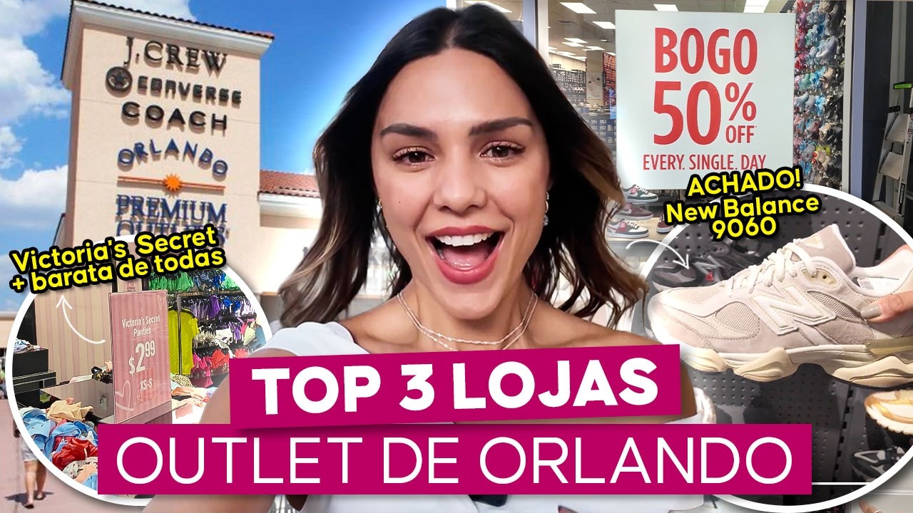 SE EU S&Oacute; PUDESSE IR EM 3 LOJAS NO OUTLET&hellip; SERIAM ESSAS! MELHORES LOJAS do OUTLET EM ORLANDO