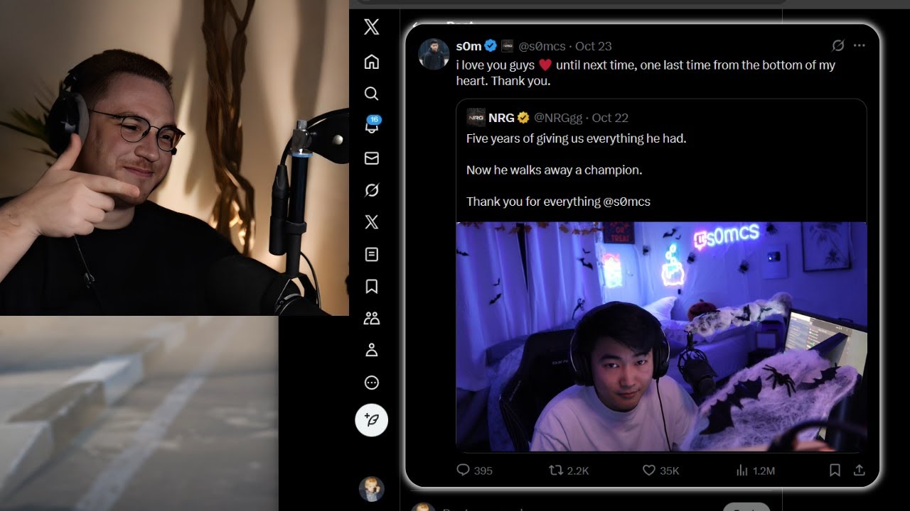 ohnePixel Reacts to s0m's Retirement Video