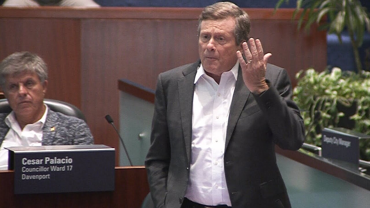 John Tory lashes out at council meeting: 'You demean yourself'