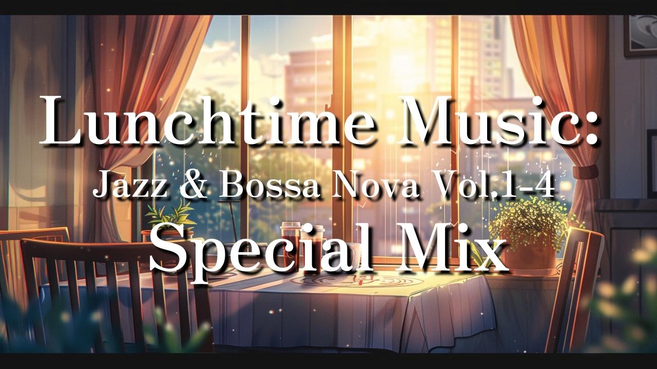 ランチタイム・ミュージック: ジャズ＆ボサノバ Vol.1-4 スペシャル・ミックス【仕事・勉強用】レストランBGM、ラウンジミュージック、ショップBGM