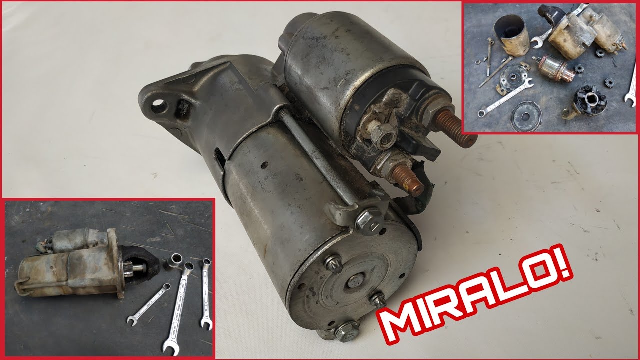 Como reparar motor de arranque fiat palio 1.8 R / siena