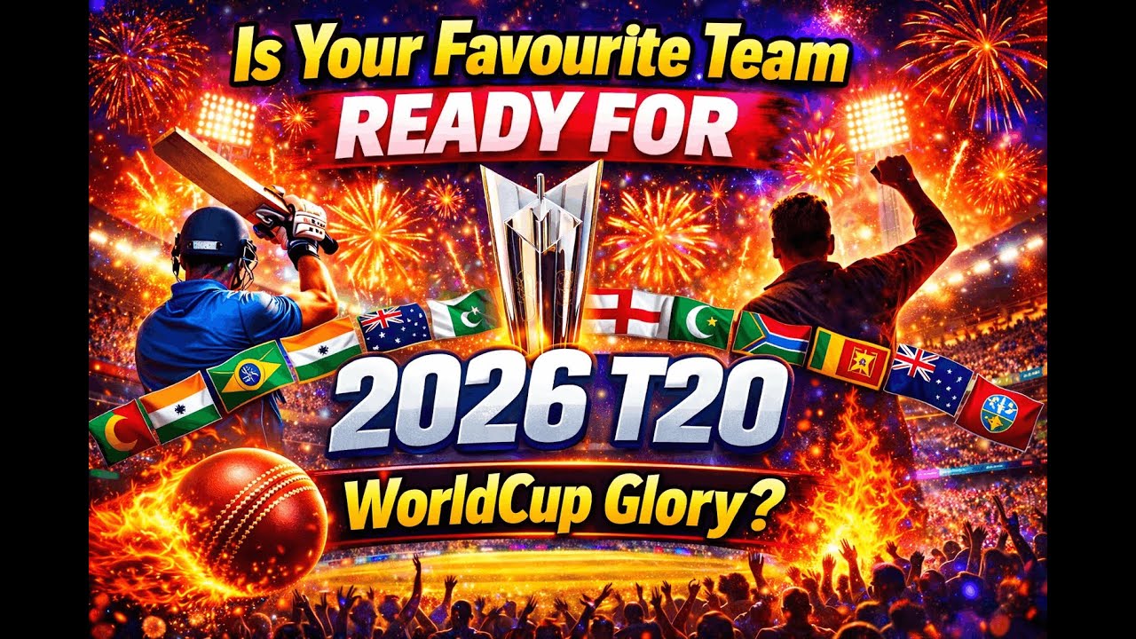 Is Your FAVORITE Team READY for 2026 T20 Worldcup Glory
