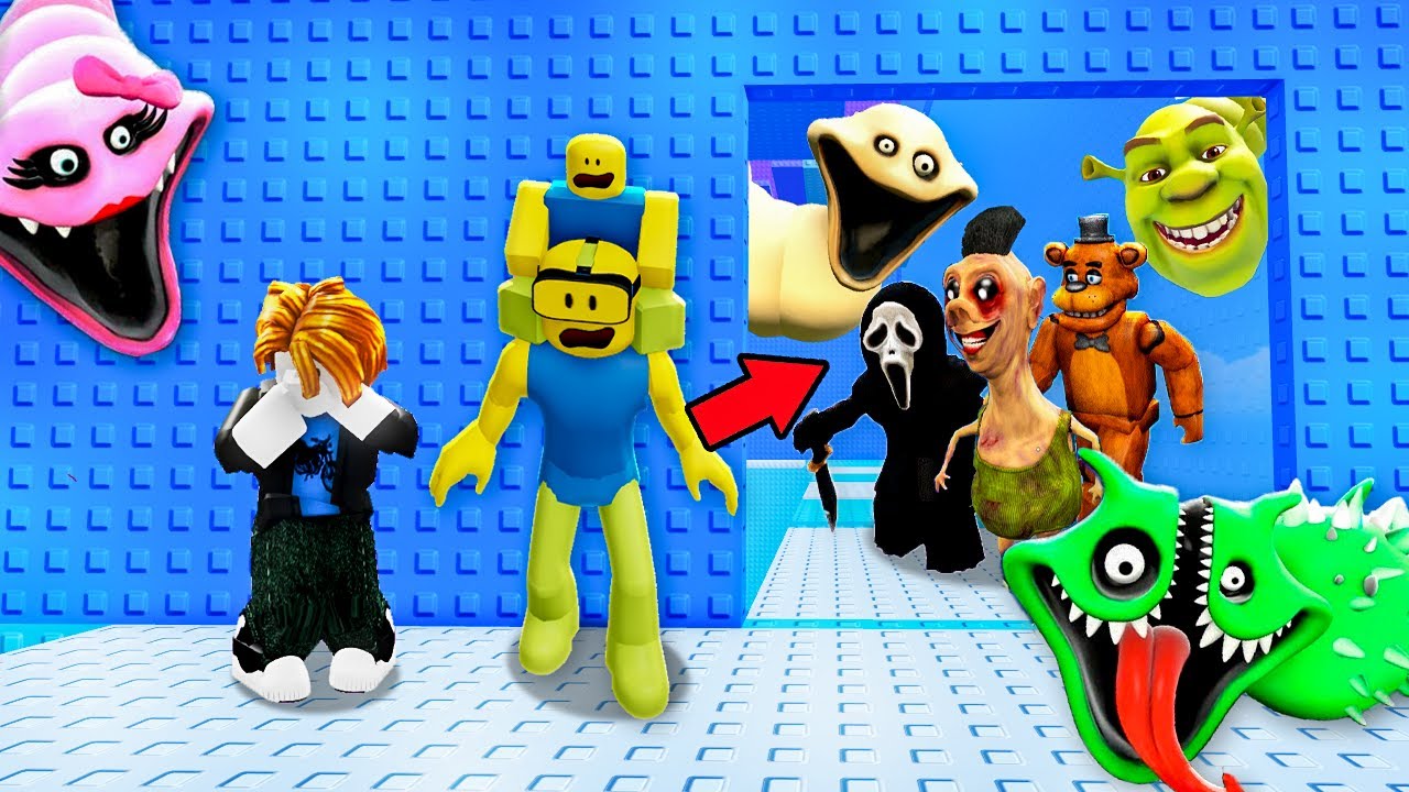 ESTOY ATRAPADO CON LA FAMILIA DE MONSTRUOS en la TORRE TROLL de Roblox