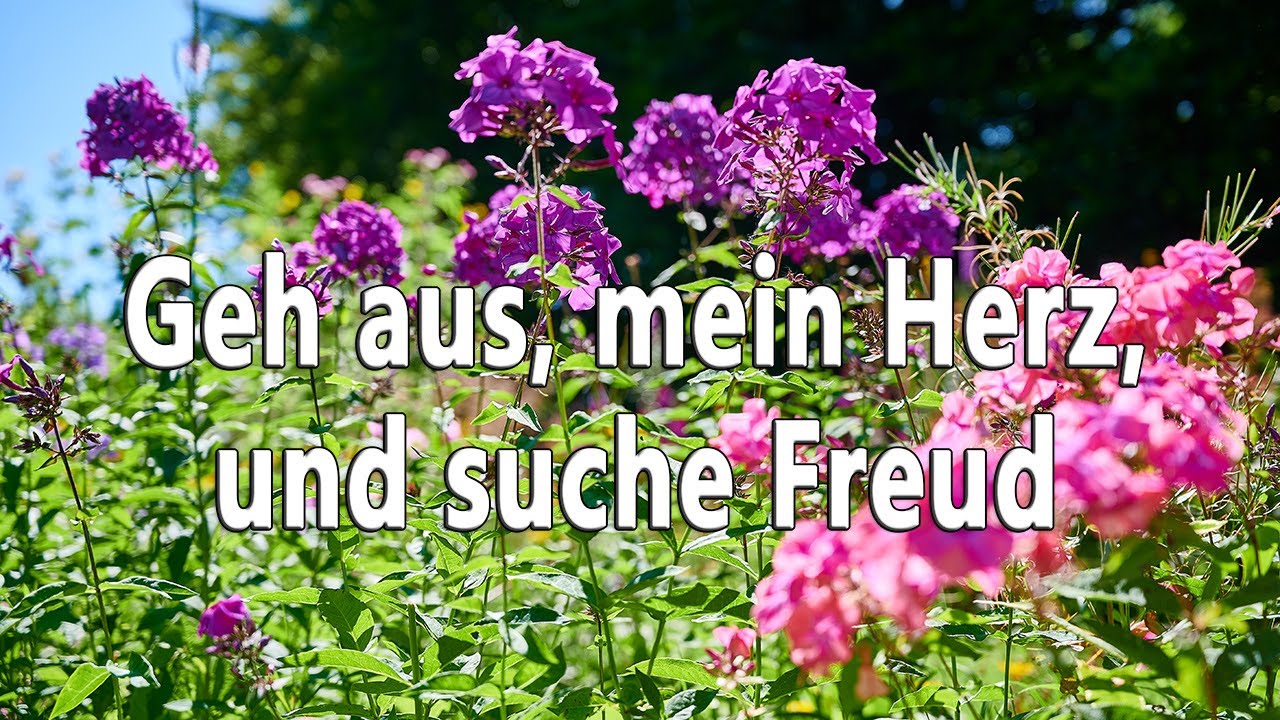 Geh aus, mein Herz, und suche Freud (GL865, EG503) - mit Text zum Mitsingen