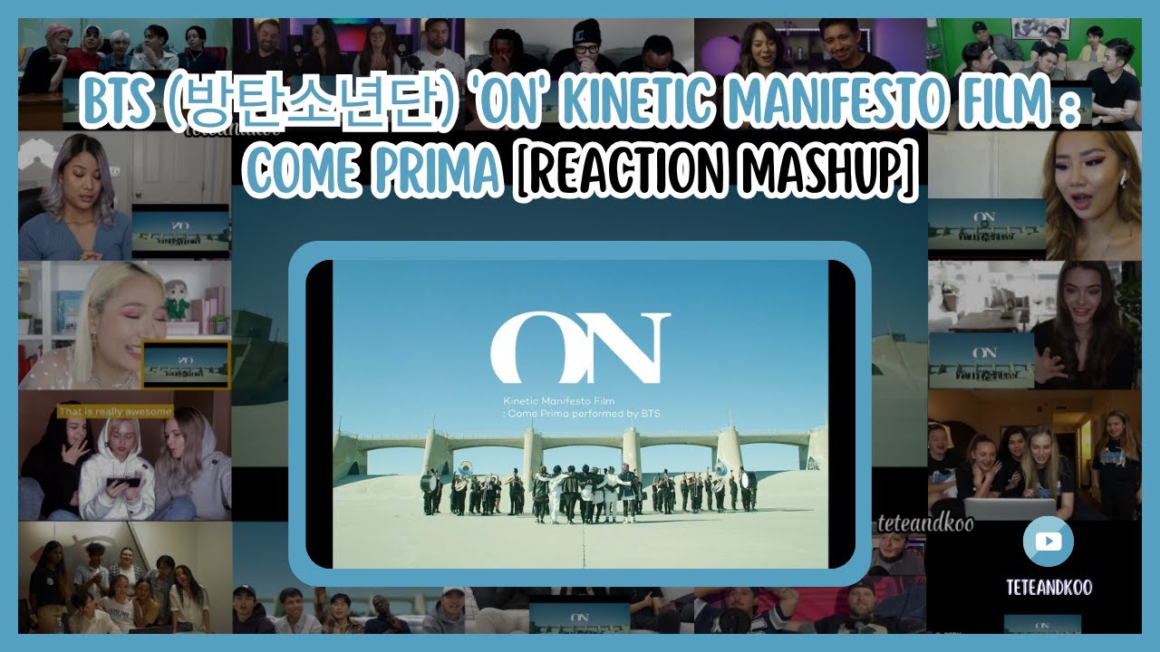 [BTS] BTS 'ON' Kinetic Manifesto Film : Come Prima | Reaction mashup