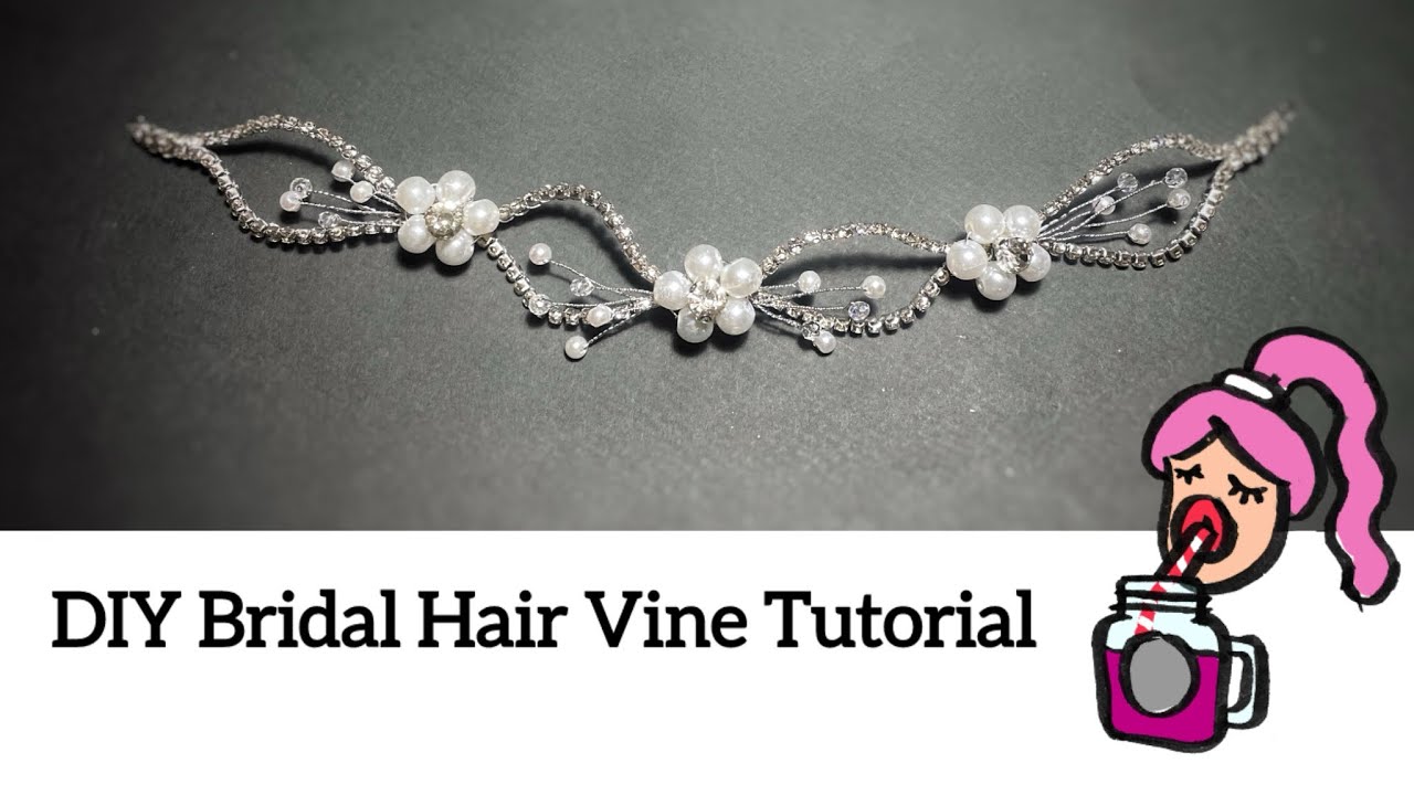 Easy Bridal Hair Vine Tutorial | DIY Wedding Hairpiece
