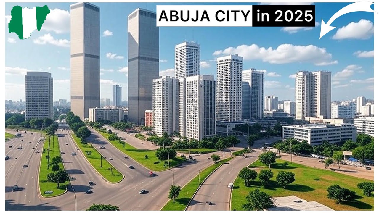 НОВЫЙ ОБЛИК АБУДЖИ: Нигерия в 2025 году (самый развитый город) 4K